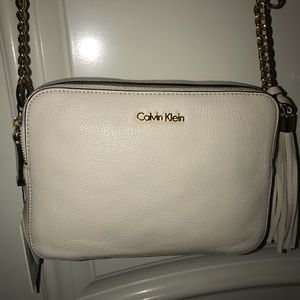 Calvin Klein white purse